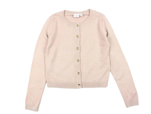 Name It rose smoke short knit cardigan